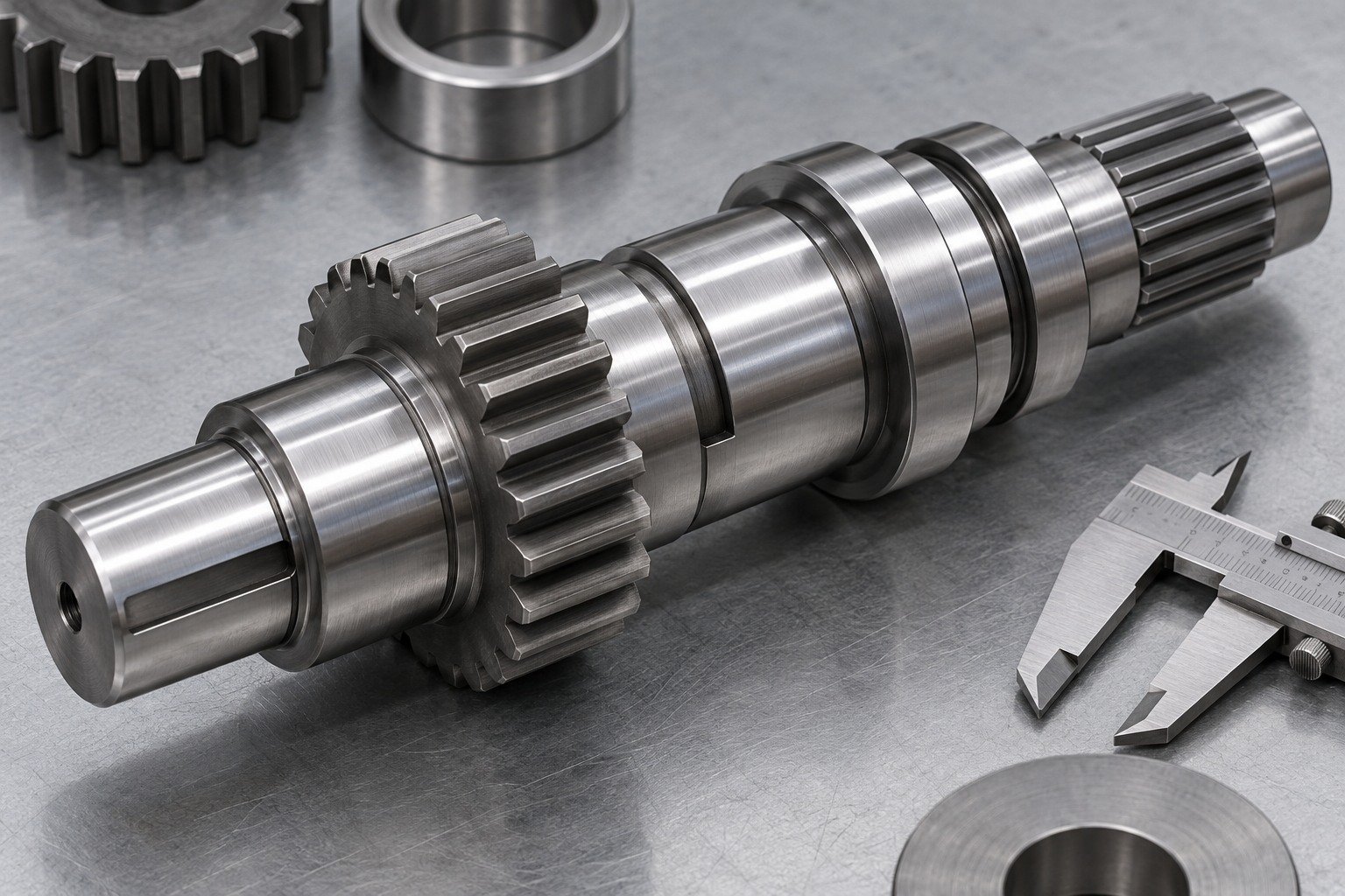 specialty steel 1144 · shafts & sleeves your part review — illustrative component concept