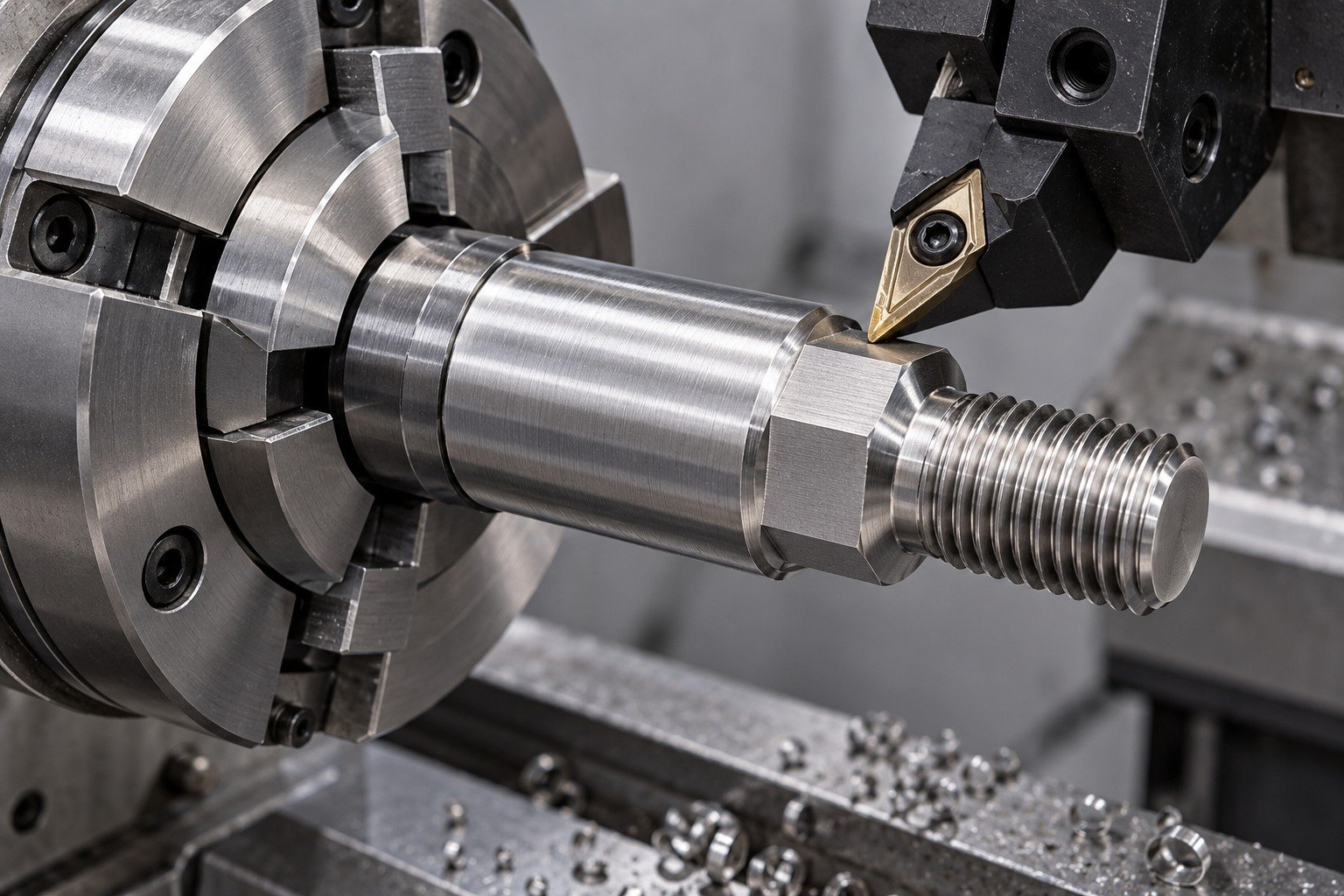 specialty steel 1117 · turned parts machining review — illustrative component concept