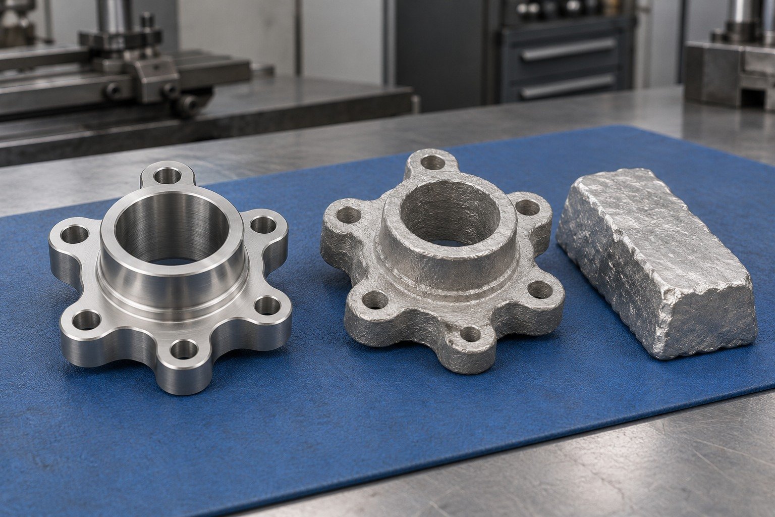 specialty zinc-alloy six lobe locating hub condition concept — illustrative generated component concept