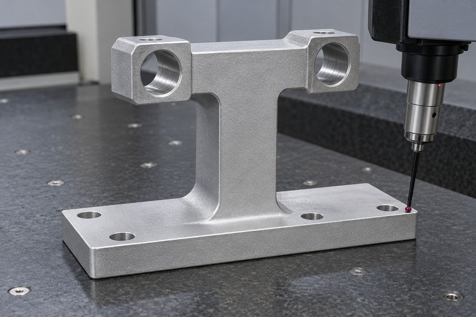 specialty zinc-alloy t shaped instrument support riskinspection concept — illustrative generated component concept