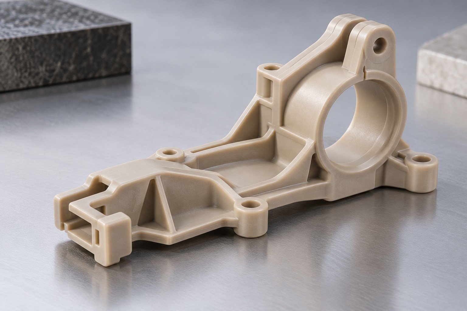 VICTREX PEEK 450G process & fit component — illustrative generated concept