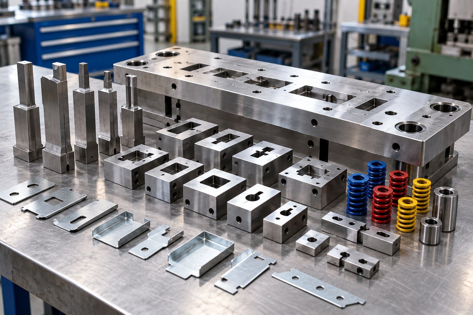 Plan Component Access Before Repeat Supply — illustrative stamping tooling concept