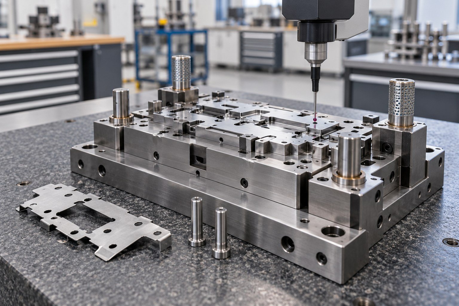 Verify Your Stations and Interfaces — illustrative stamping tooling concept