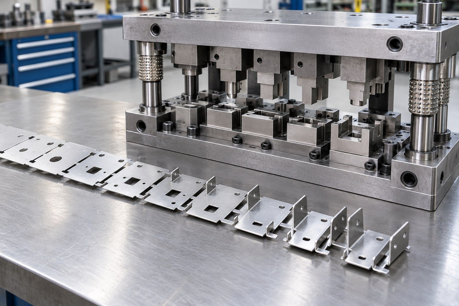 Your drawing-to-tool agreement — illustrative stamping tooling concept