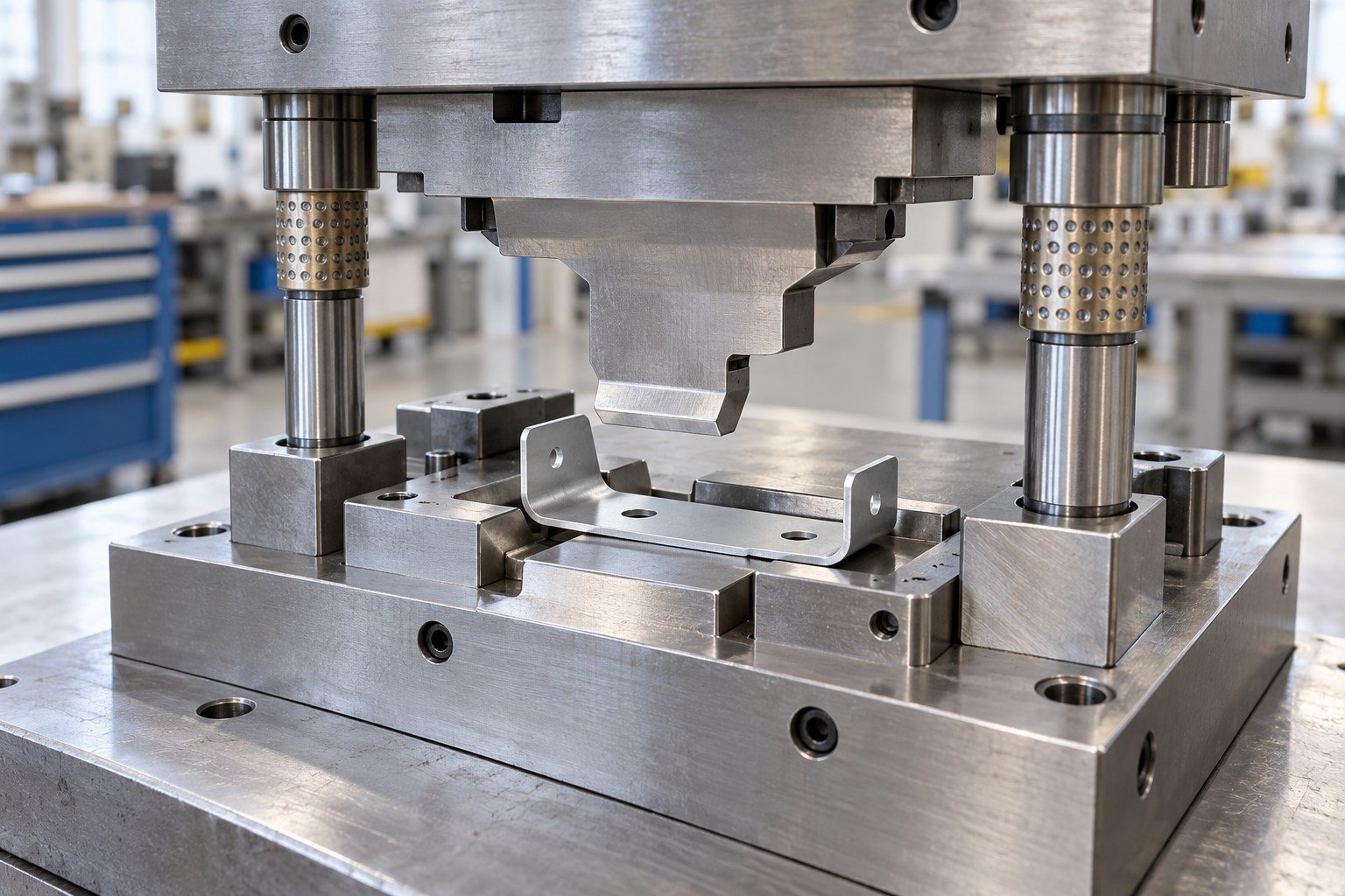Single-Station Stamping Dies — illustrative stamping tooling concept
