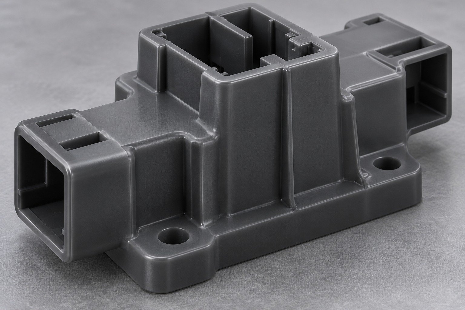 Polycarbonate PC opaque connector insulator — illustrative generated component concept