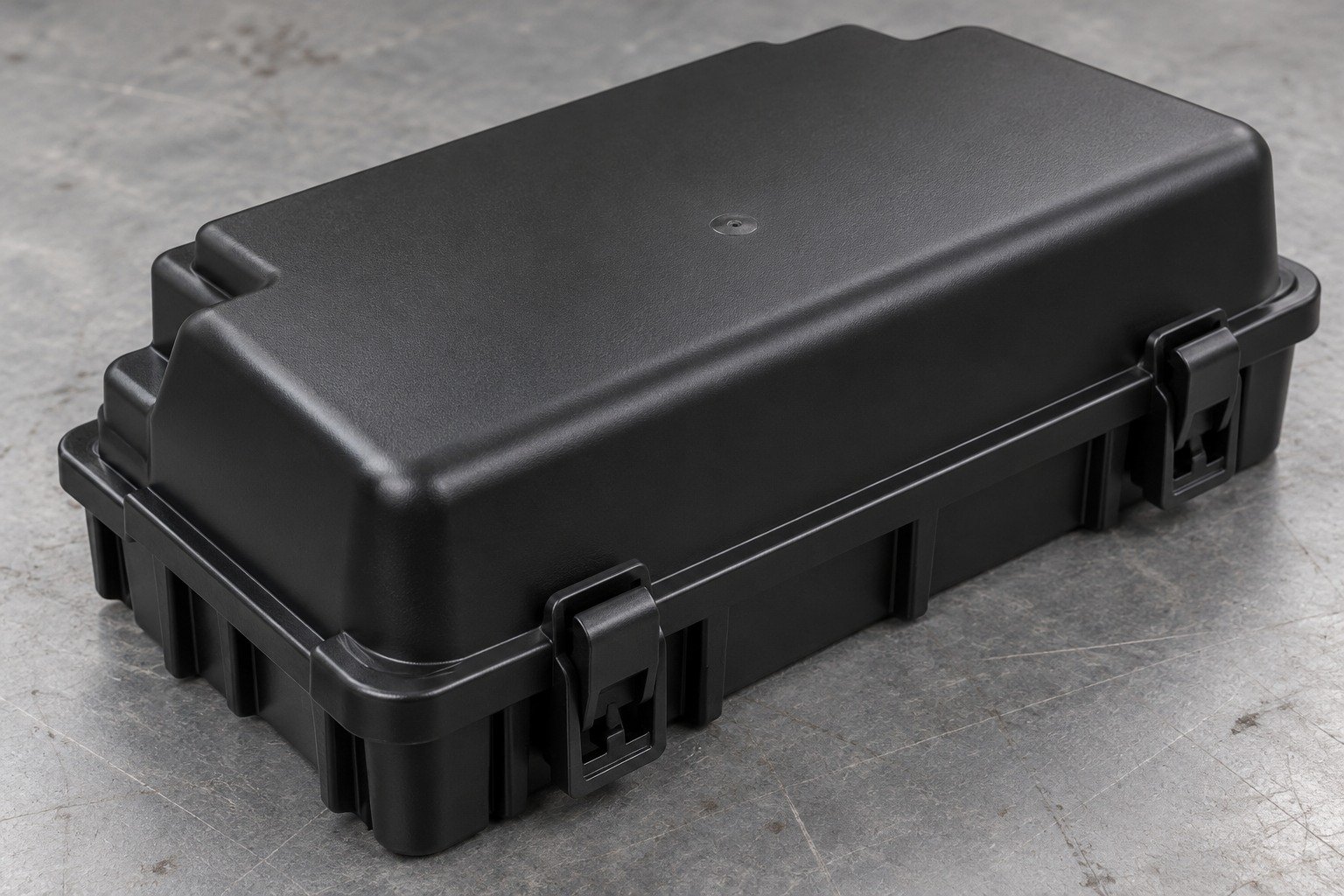 Polycarbonate PC opaque terminal shell — illustrative generated component concept