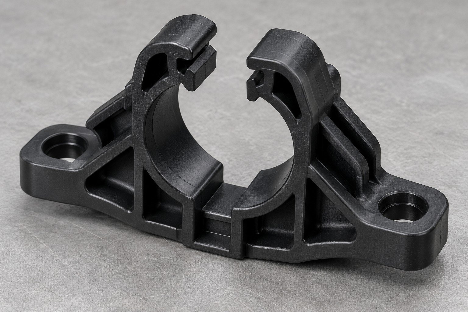 Delrin 500P process & fit component concept — illustrative generated concept