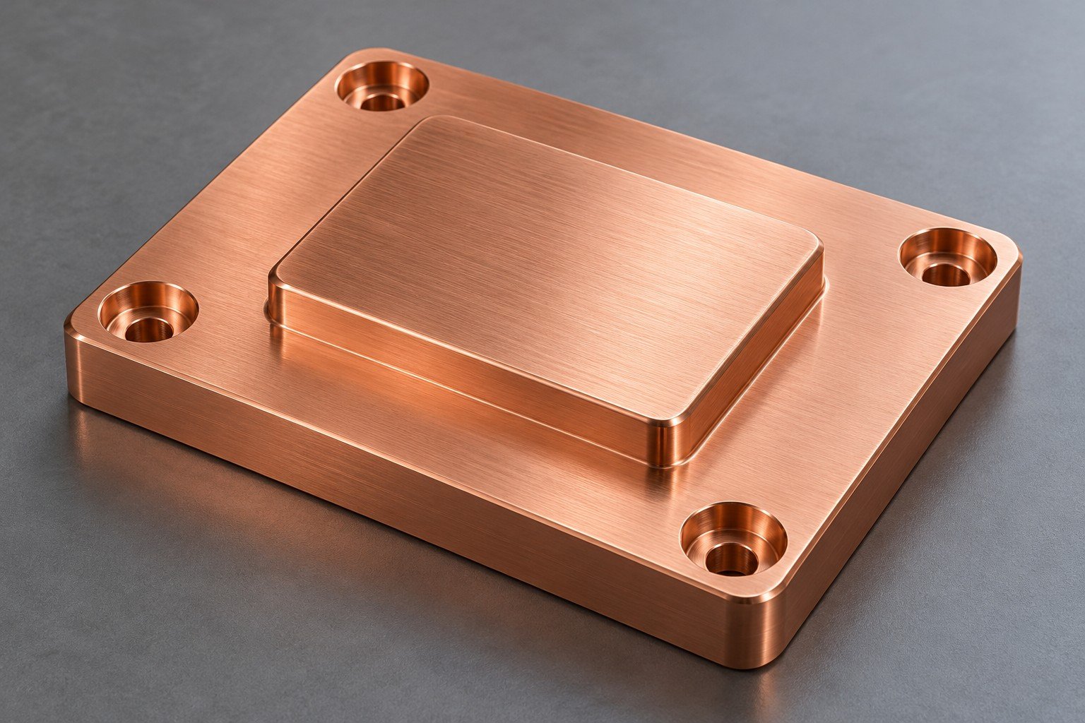 Illustrative machined contact interfaces concept, not documentary company or customer photography