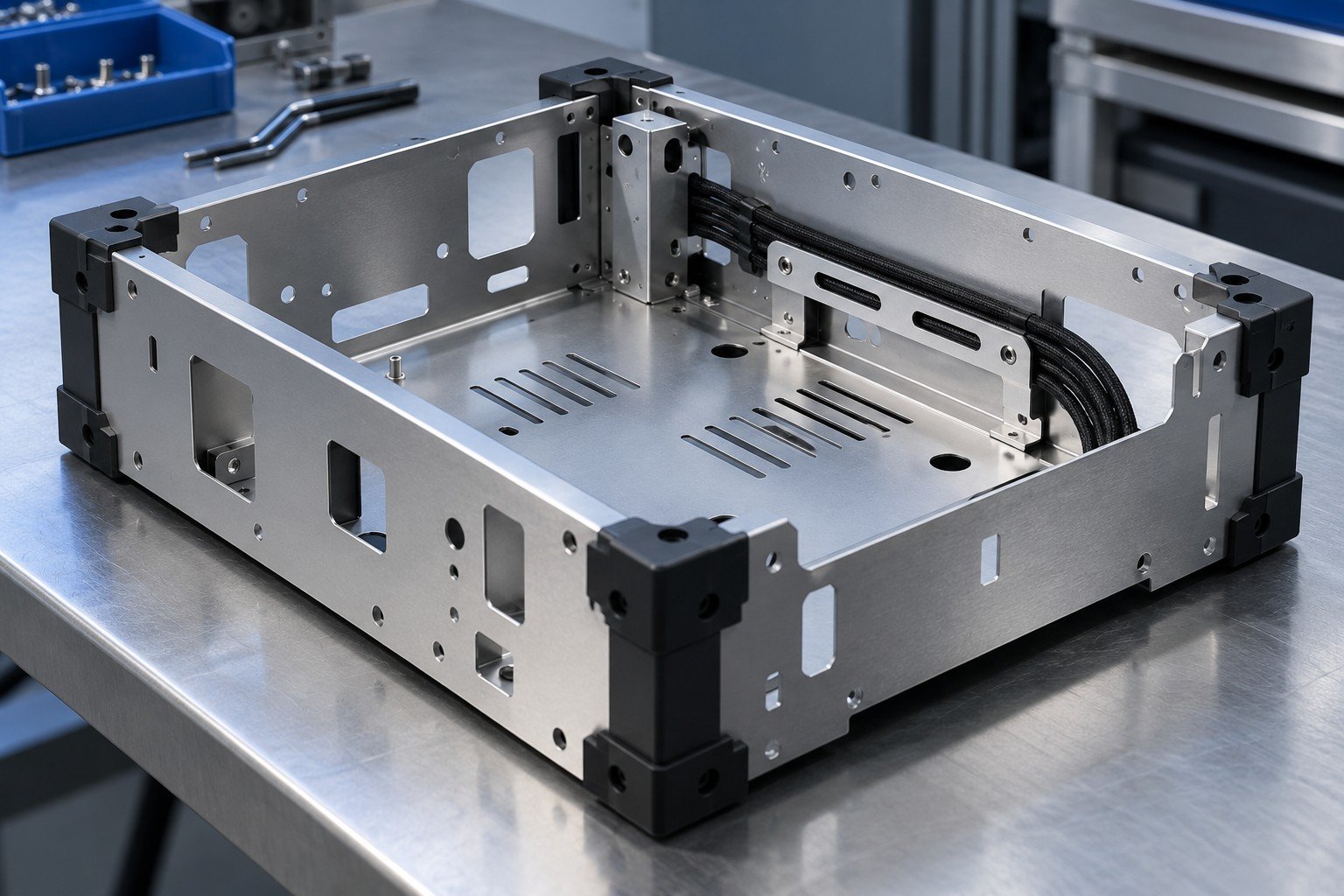 Mechanical assemblies application concept — illustrative prototype-to-production concept