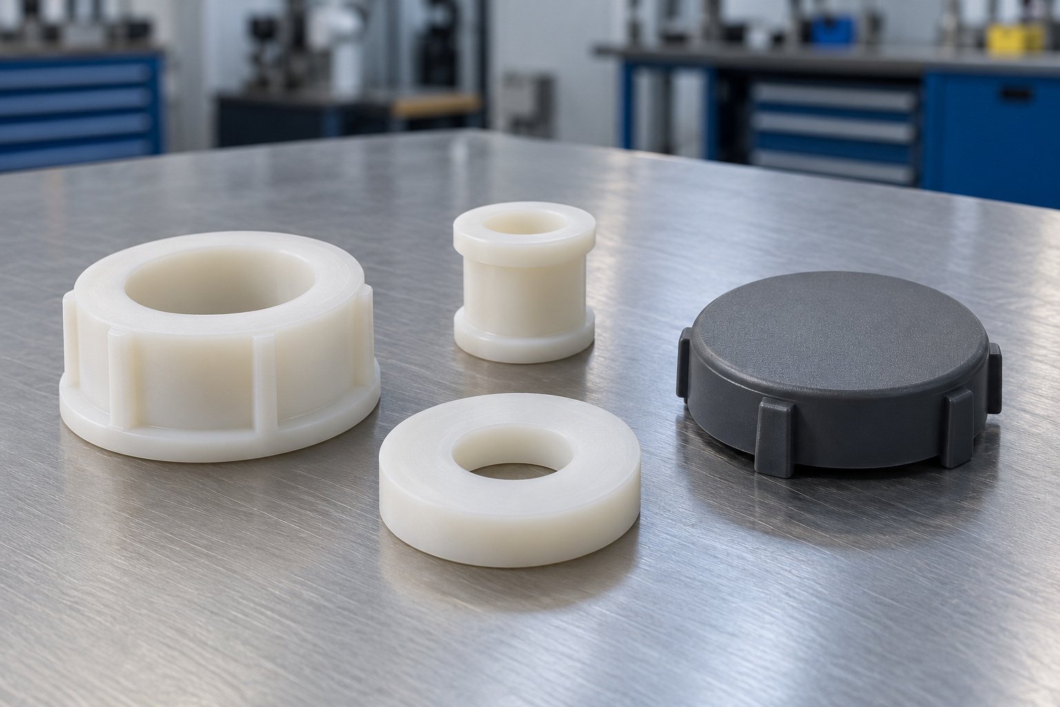 Polypropylene components for receiving review — illustrative generated concept