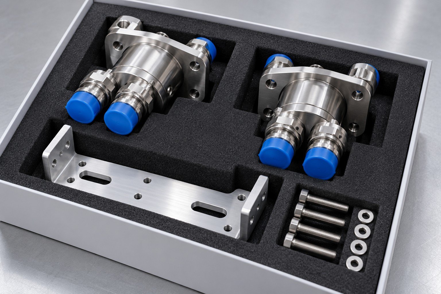 Illustrative protection and handling on a processor cooling component concept, not documentary company or customer photography
