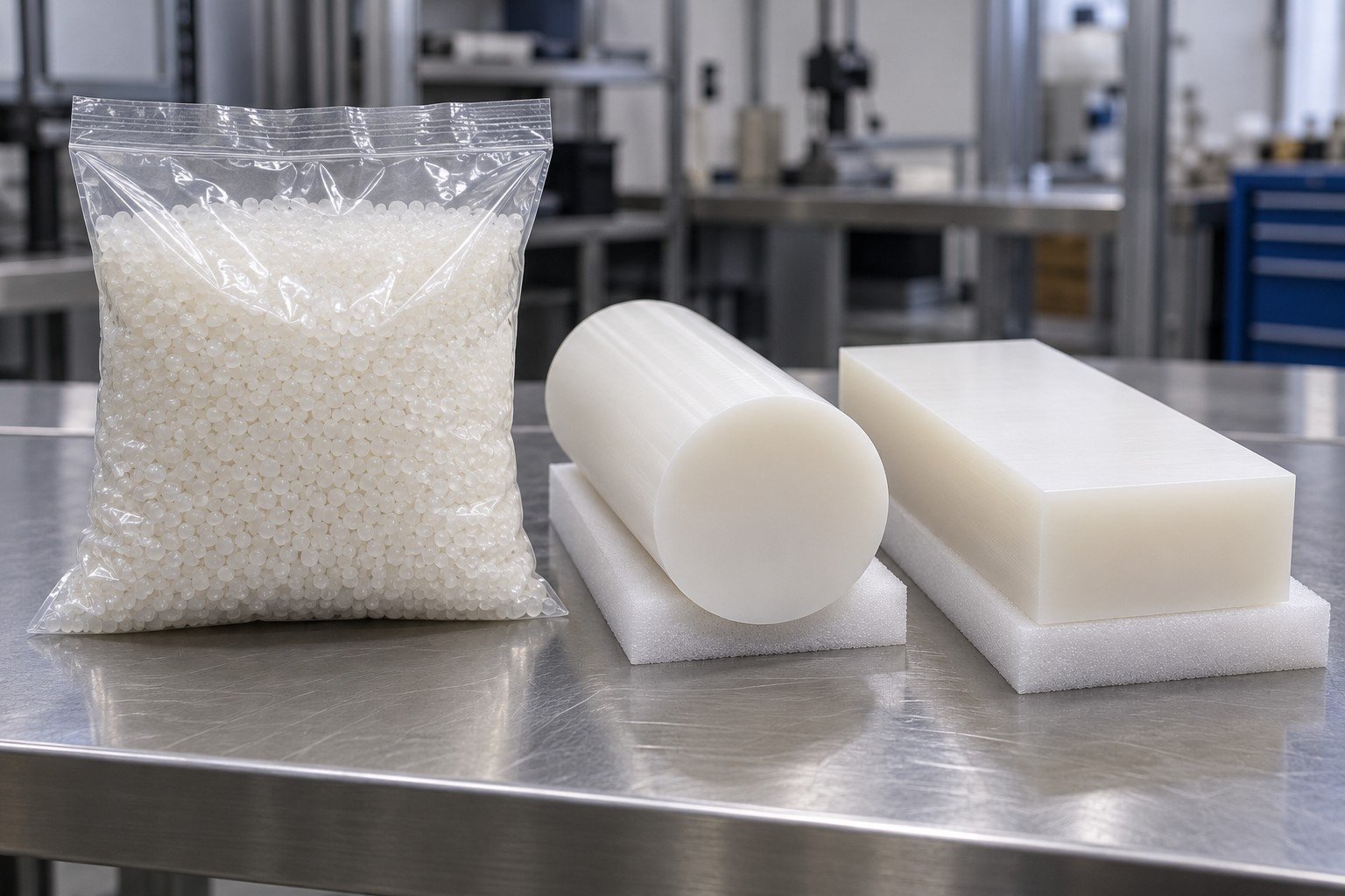 Material supply handling & process inputs review — illustrative generated concept