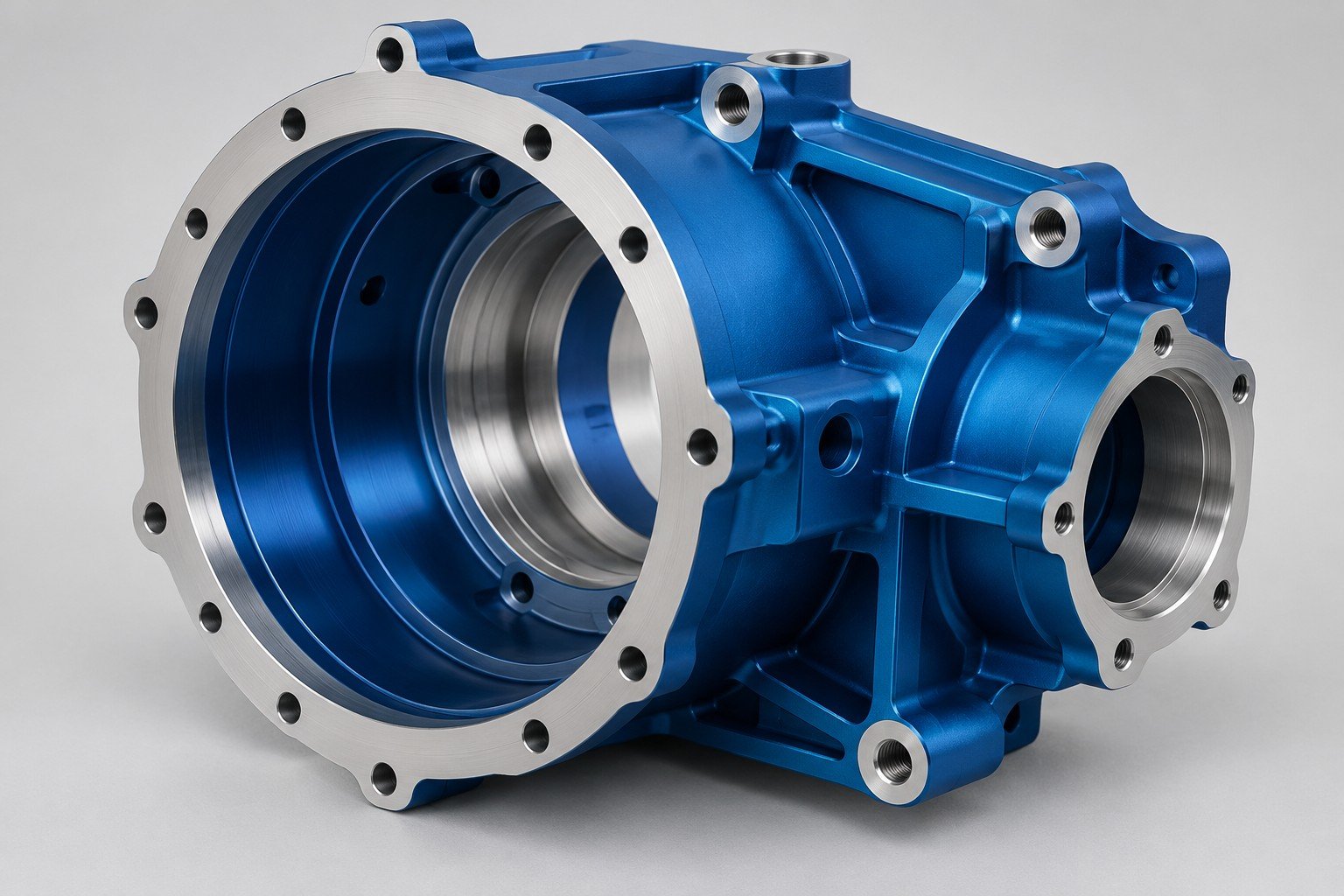 Illustrative Surface Finish Selection manufactured component; page-specific concept, not a customer part