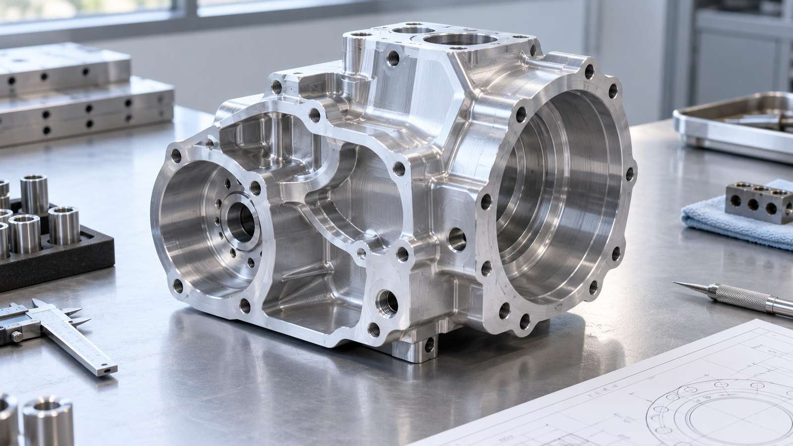 Illustrative cnc machined prototype