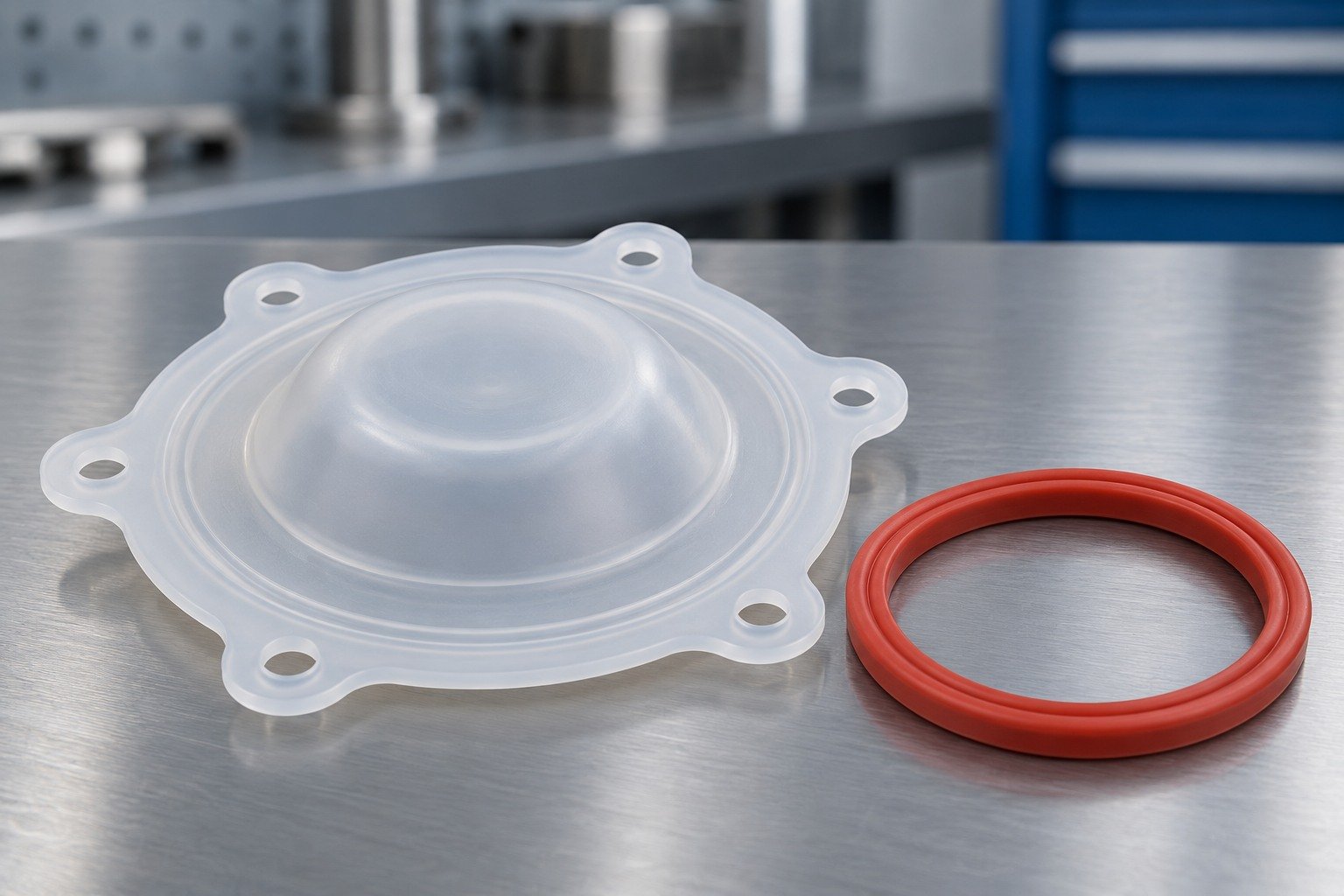 Silicone cure & post-curing review — illustrative generated concept