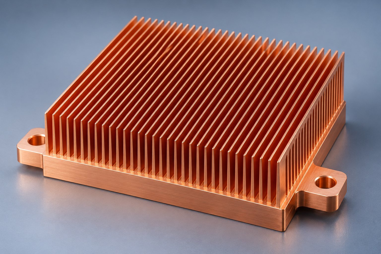 Illustrative skived fin heat sinks concept