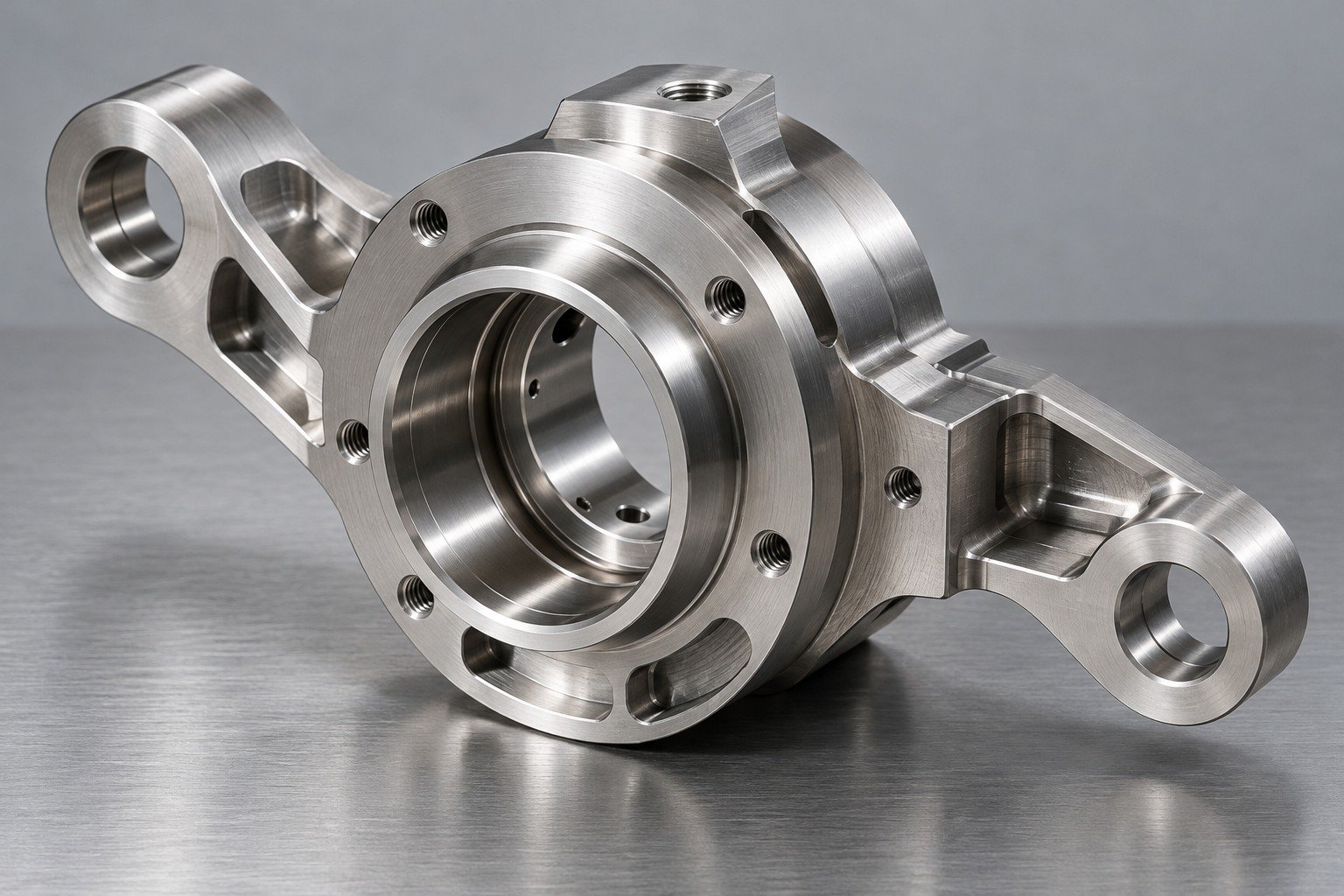 Illustrative specialty stainless steel actuator hub concept