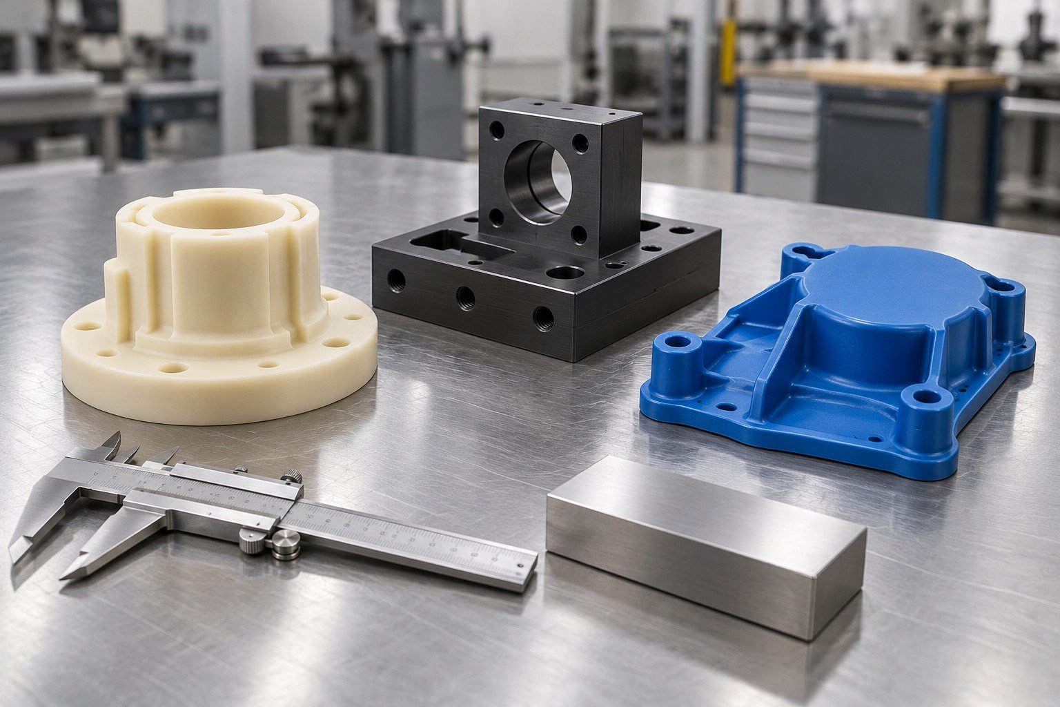 Specified polymer and metal component receiving concepts — illustrative generated concept