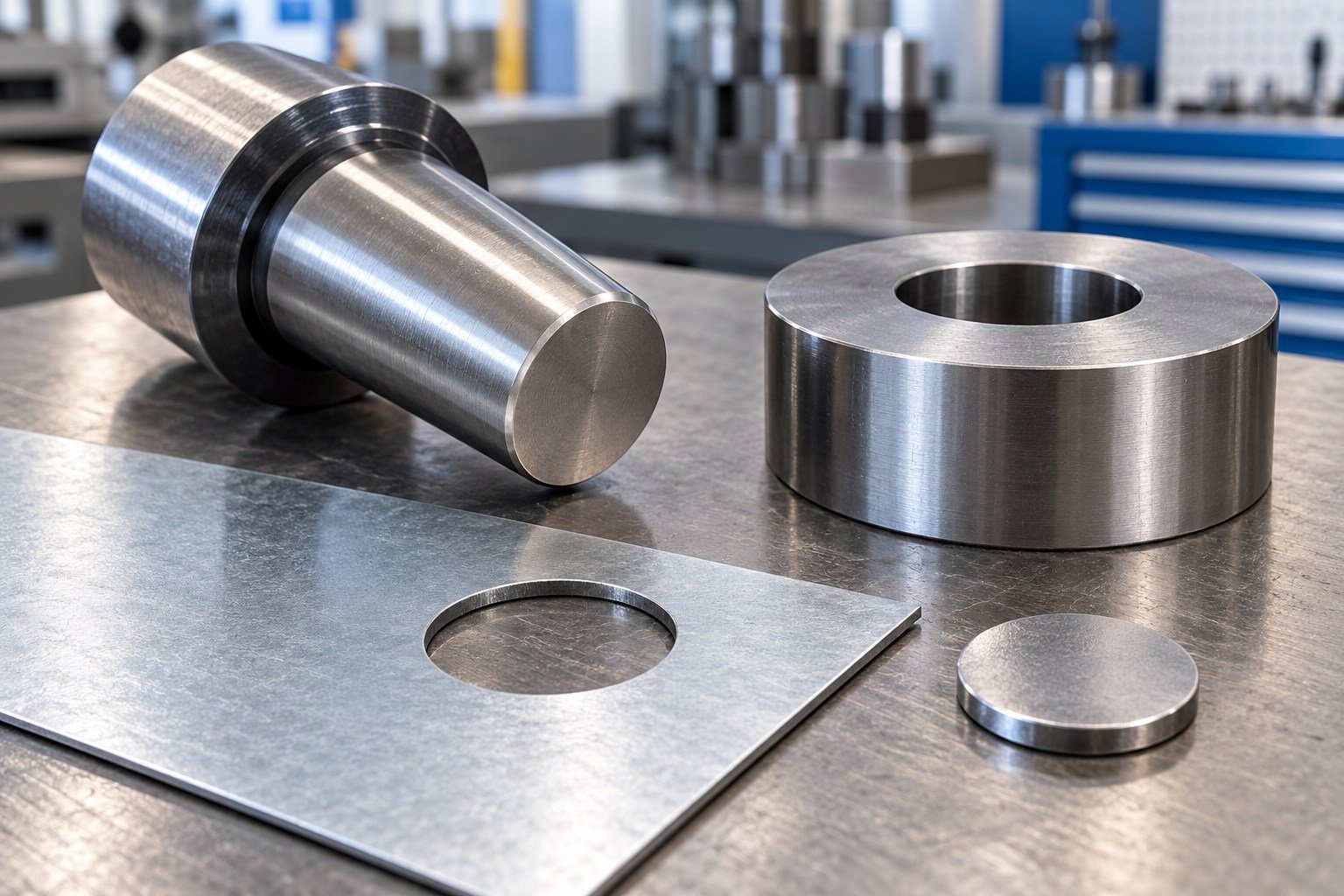 Agree Cutting Clearance for Your Actual Stock — illustrative stamping tooling concept