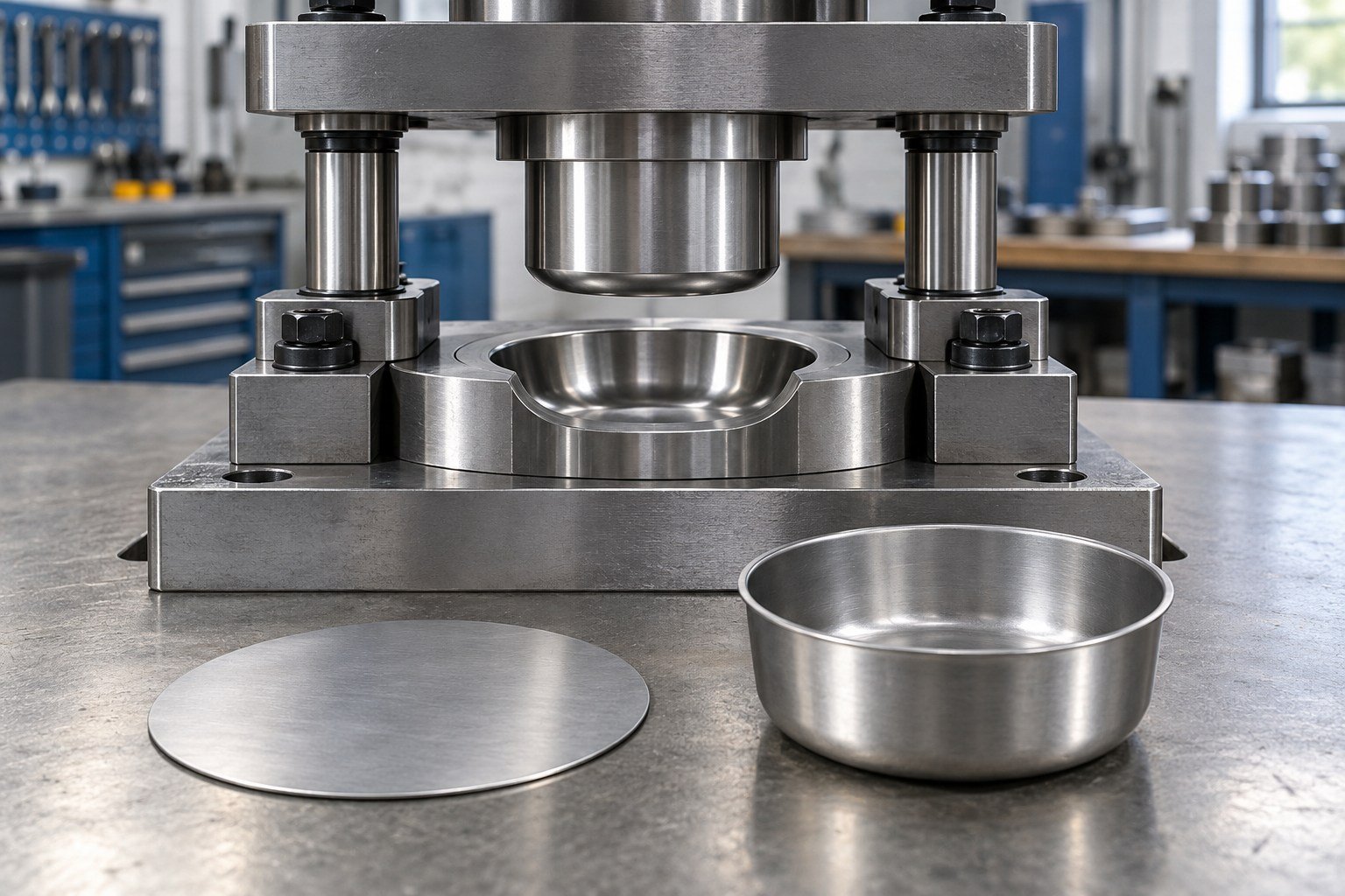 Shallow Draw Dies — illustrative stamping tooling concept