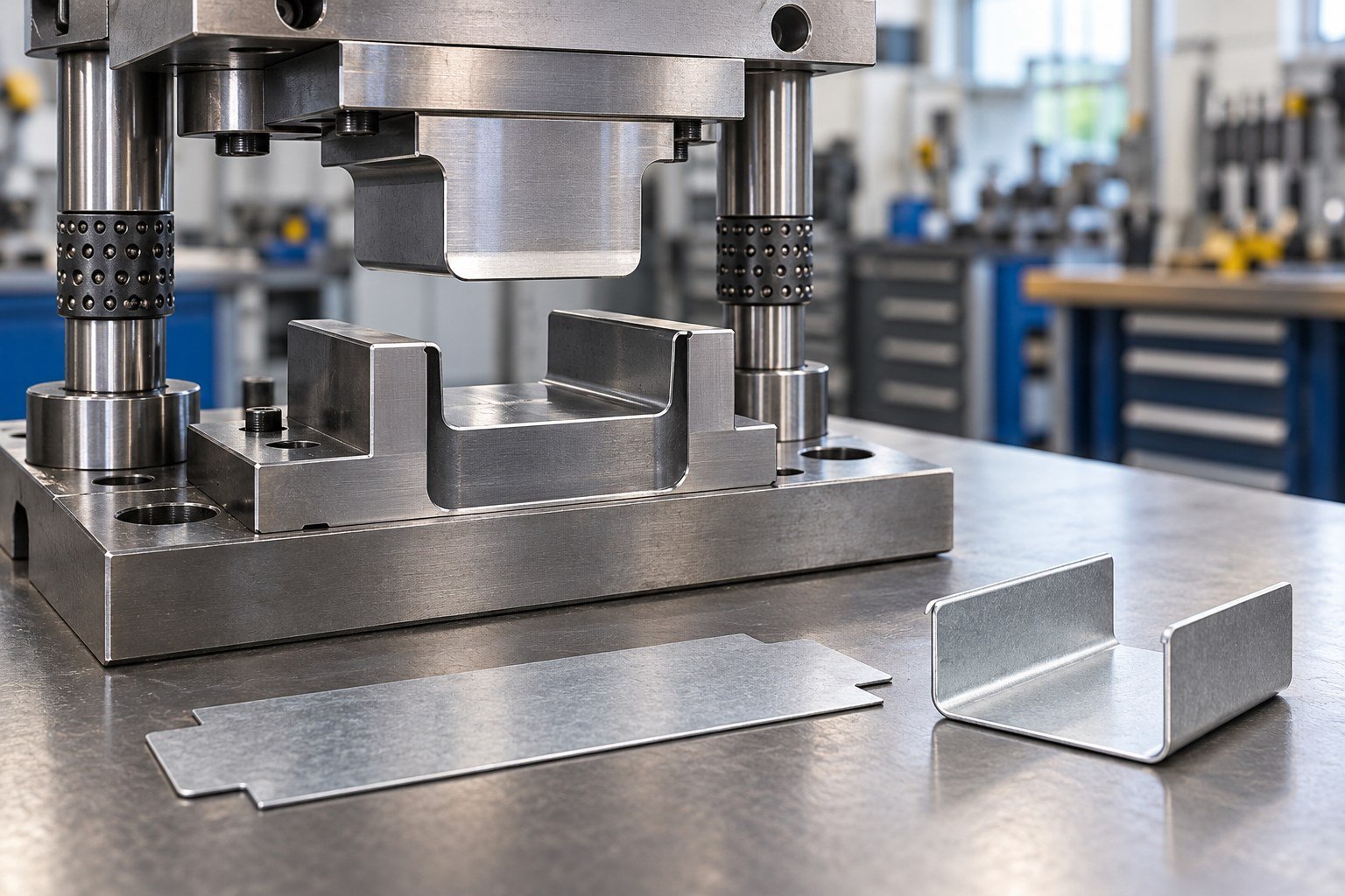 Bending & Forming Dies — illustrative stamping tooling concept