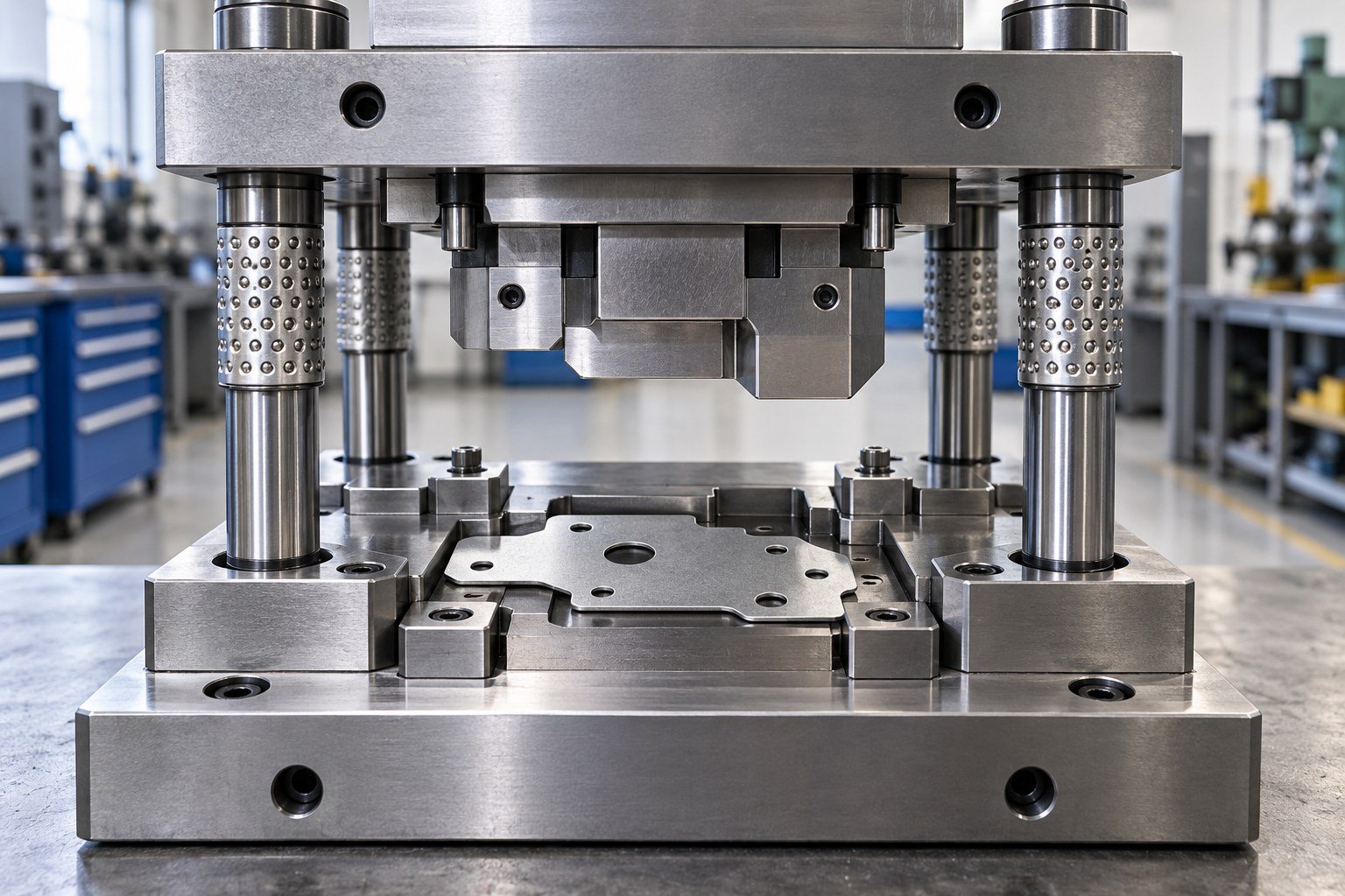 Single-Station Stamping Dies and trial parts — illustrative stamping tooling concept