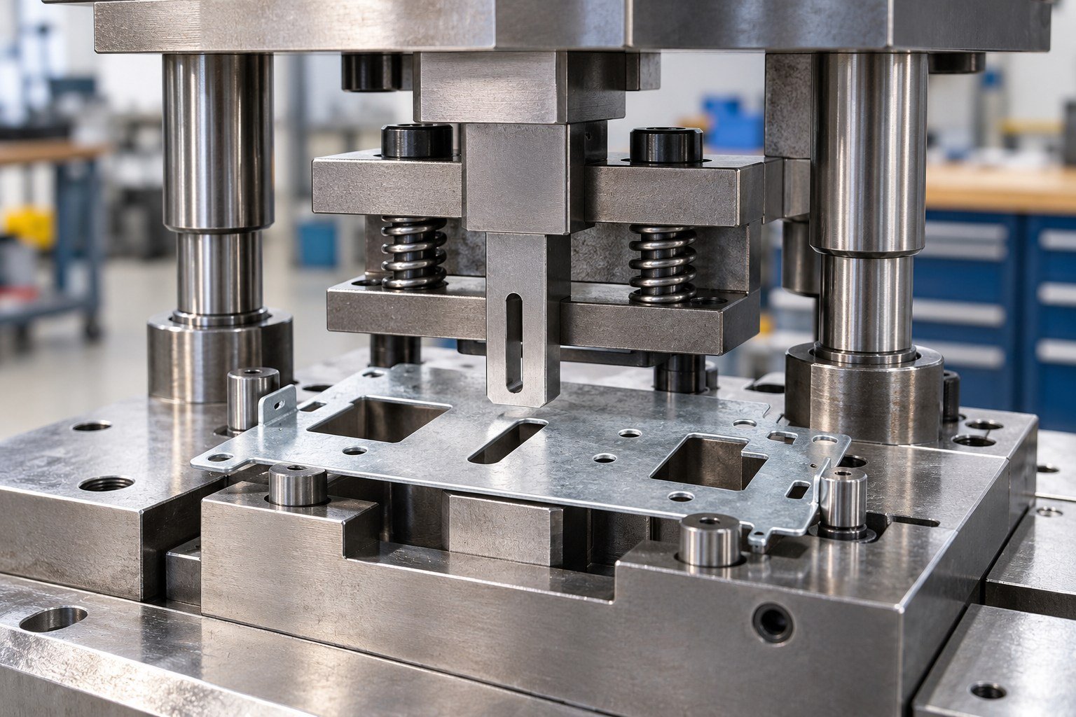Your Single Station Piercing Die — illustrative stamping tooling concept