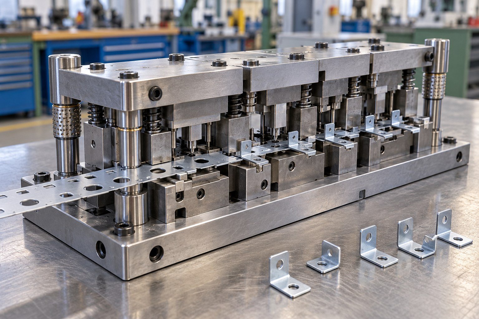 Progressive Stamping Dies — illustrative stamping tooling concept