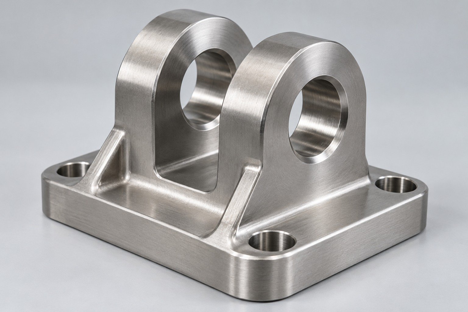 Illustrative stainless steel actuator clevis bracket concept