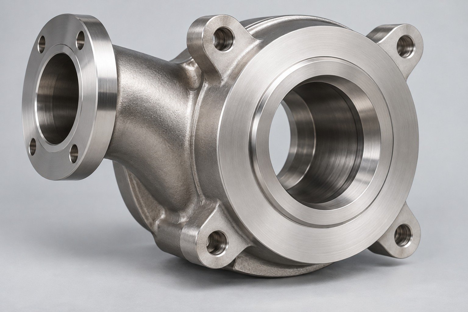 Illustrative stainless steel pump coupling body concept