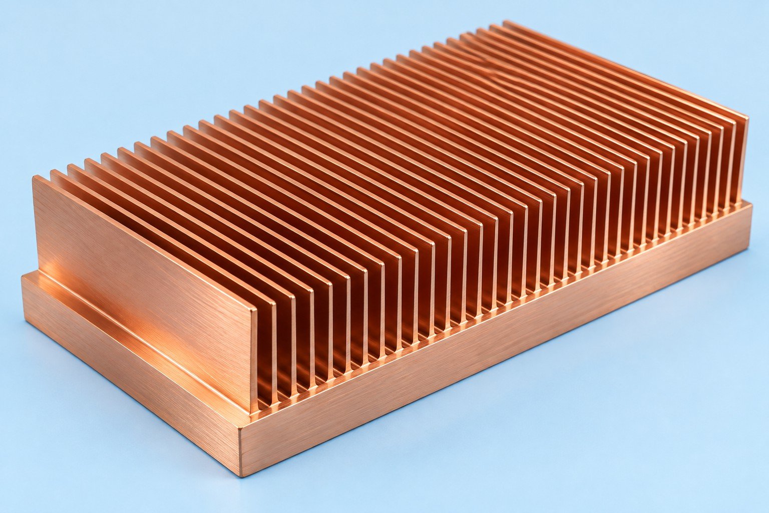 Illustrative fin / channel geometry thermal component review concept