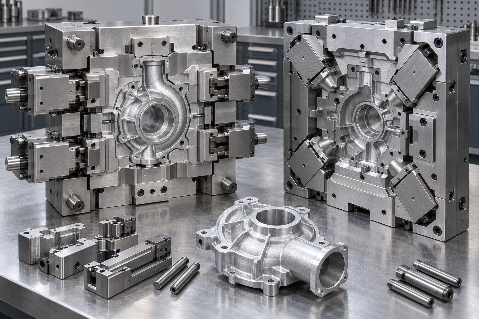 Die Casting Tooling view 3 — illustrative tooling concept