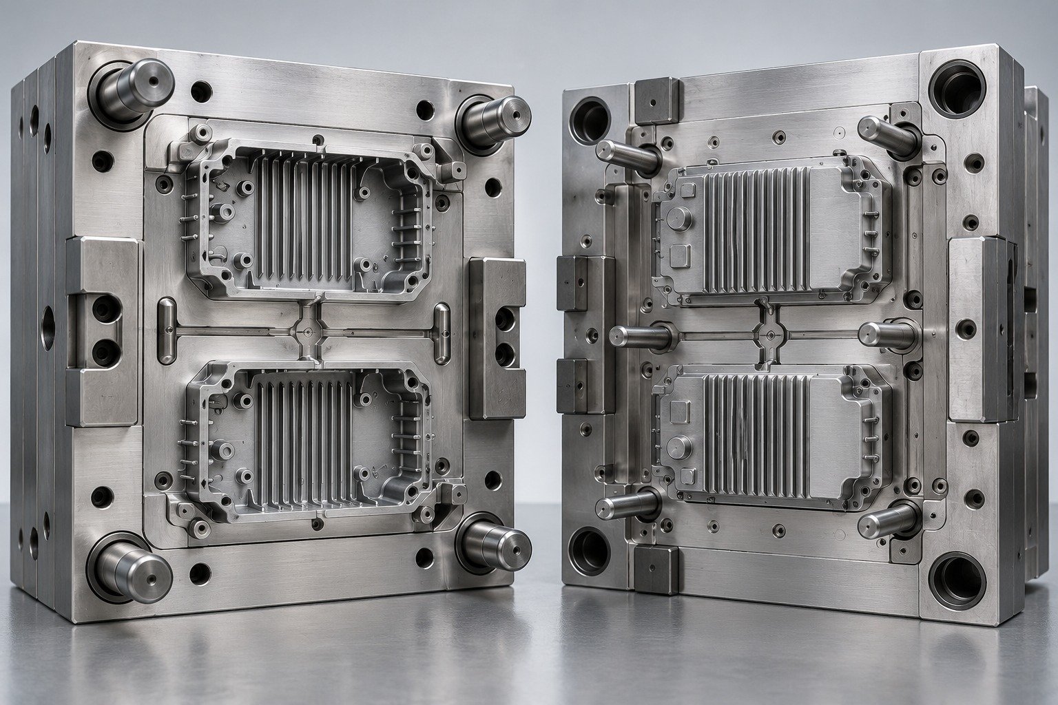 Injection Mold Tooling view 1 — illustrative tooling concept