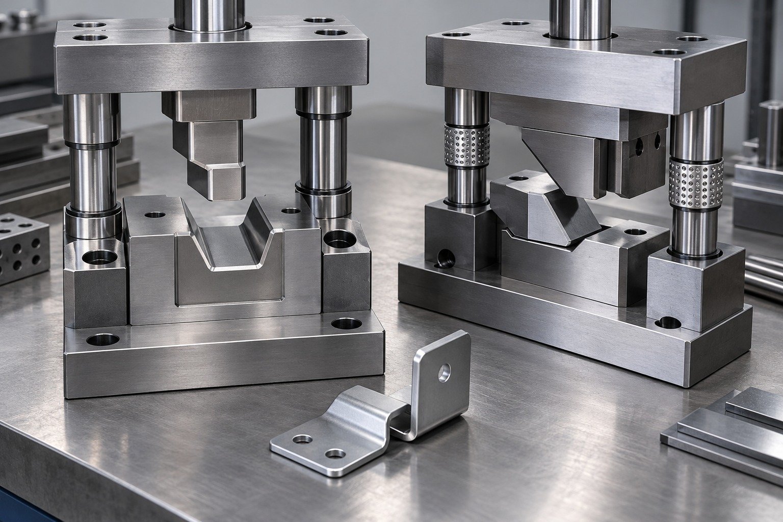 Single-Station Stamping Dies view 3 — illustrative tooling concept