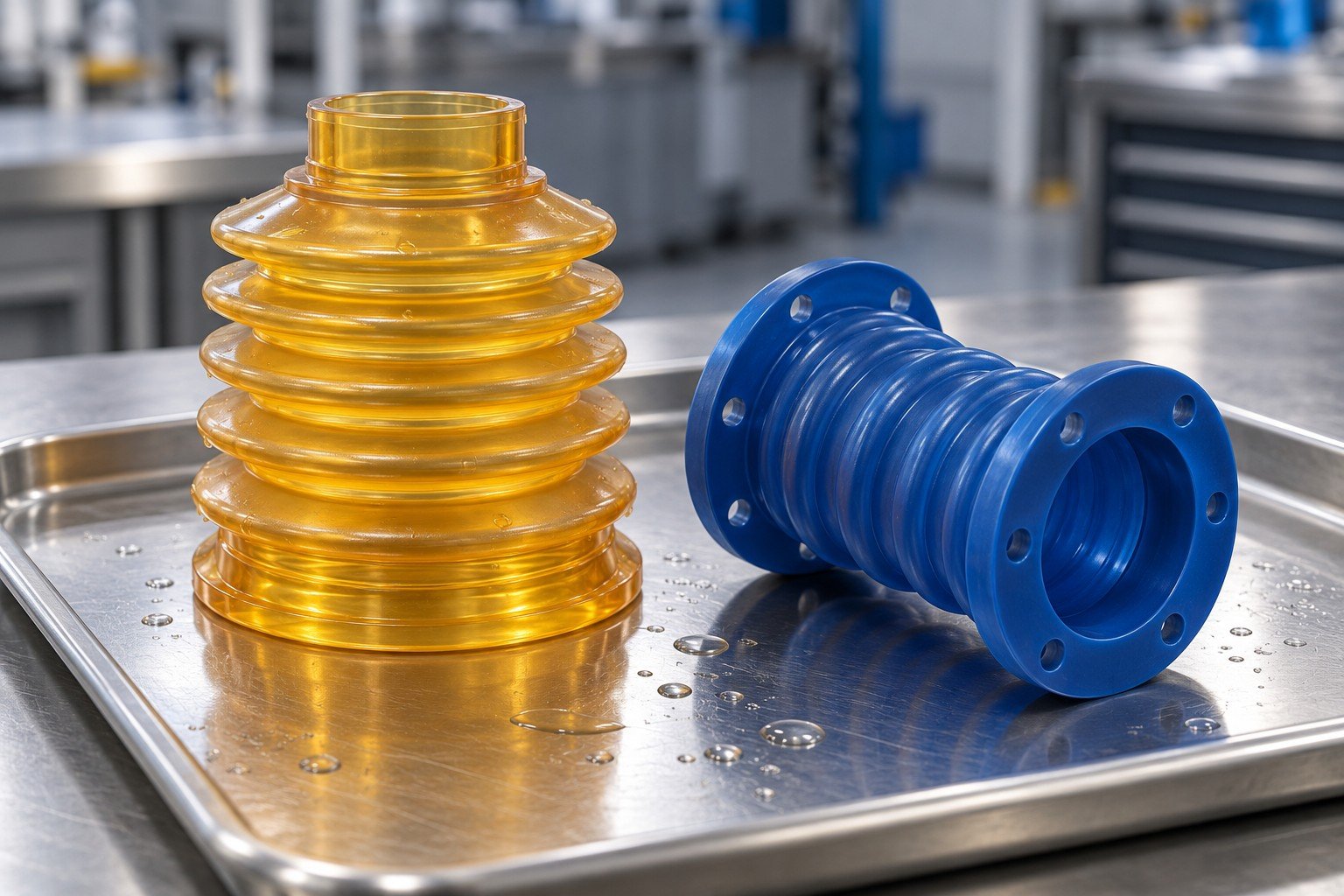 TPU / TPE media & hydrolysis review — illustrative generated concept