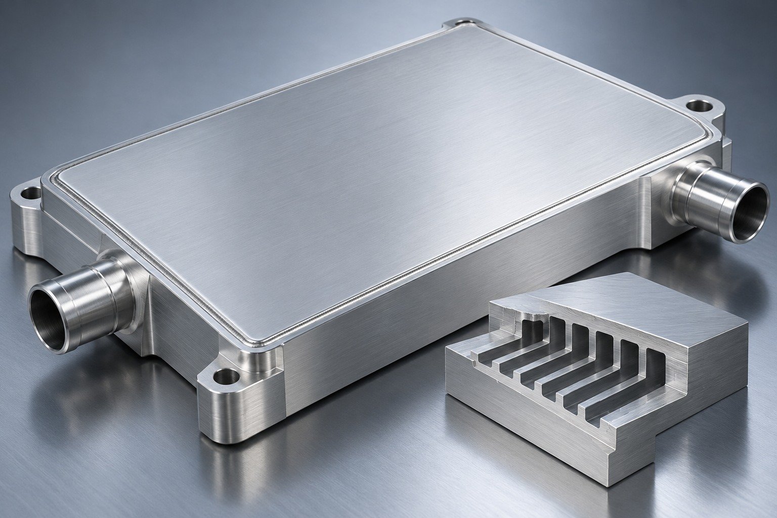 Illustrative friction stir welded cover concept, not documentary company or customer photography