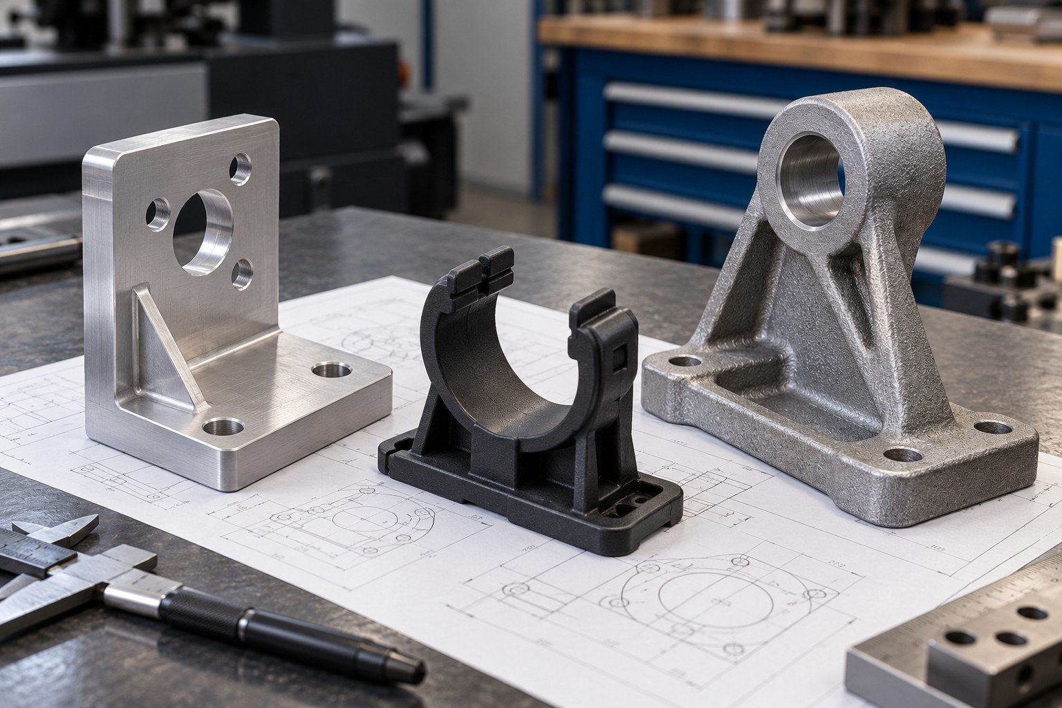 Value-review manufacturing component concepts — illustrative value-engineering concept