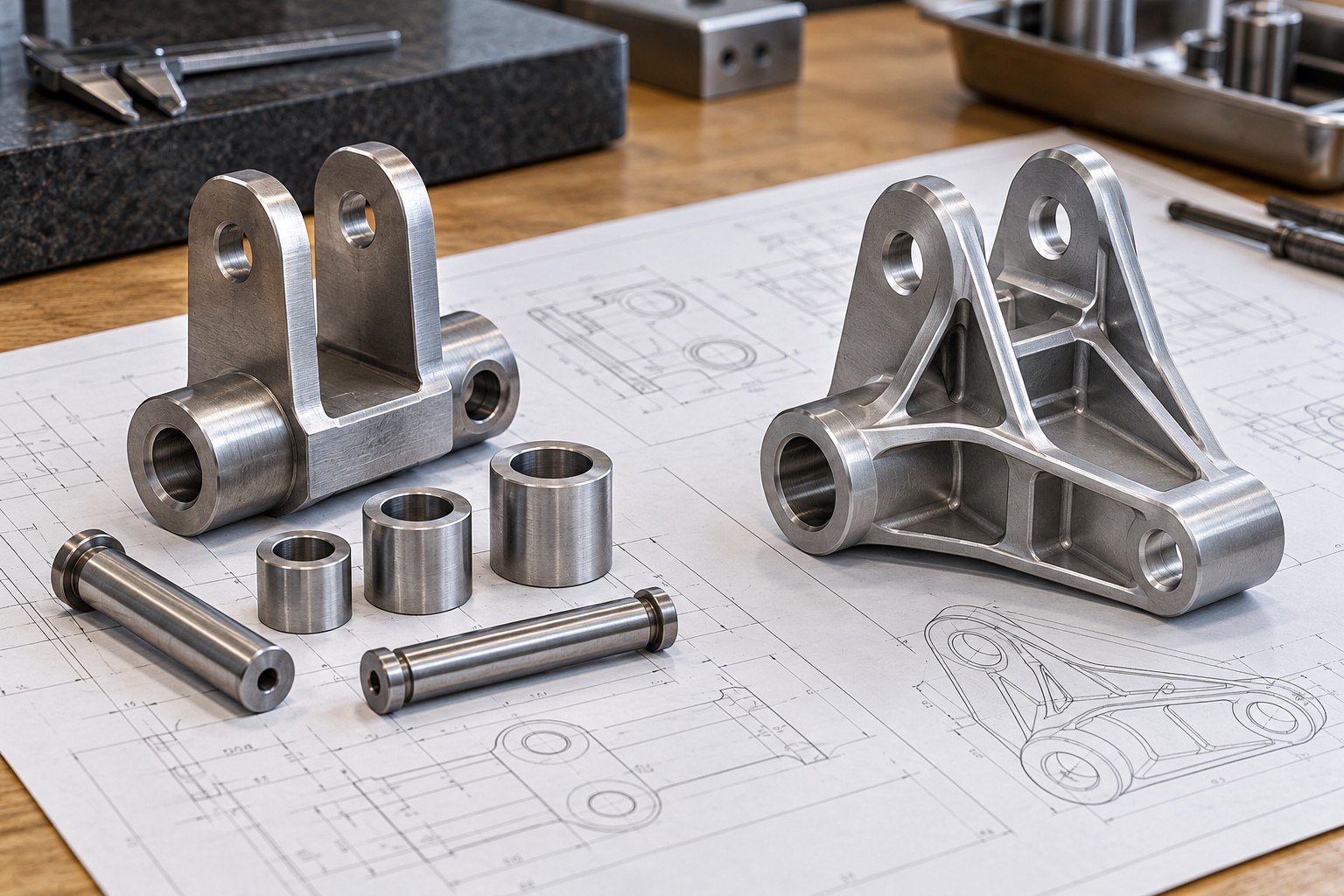 Mechanical assembly and integrated bracket concepts — illustrative value-engineering concept