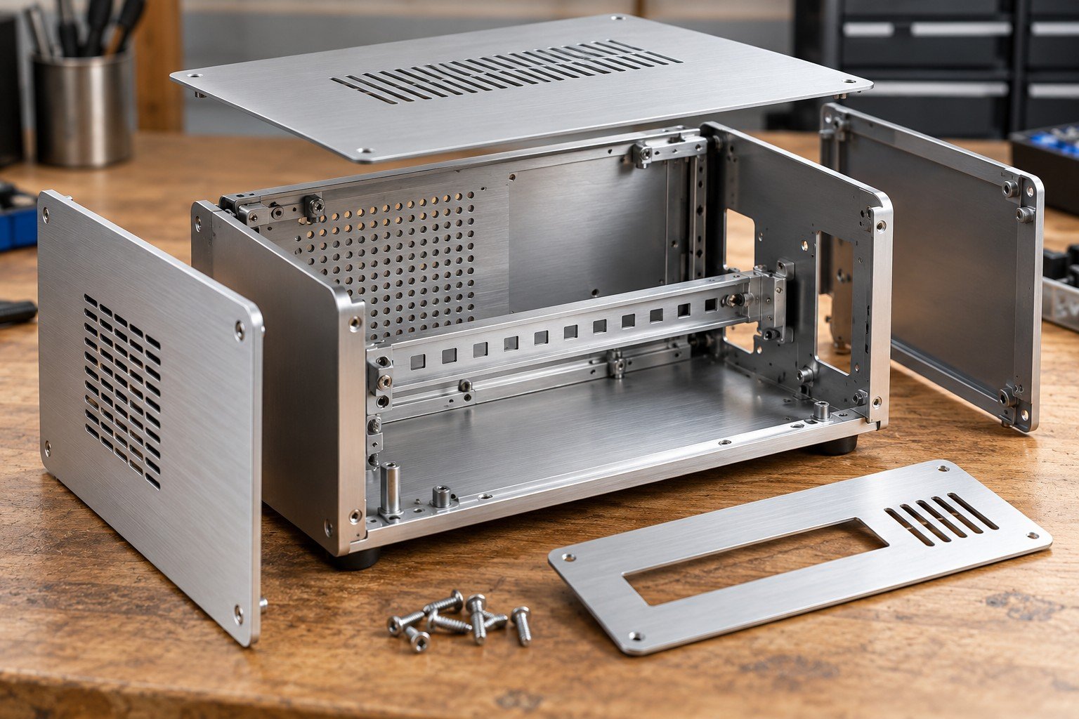 Instrument chassis value-review concept — illustrative value-engineering concept
