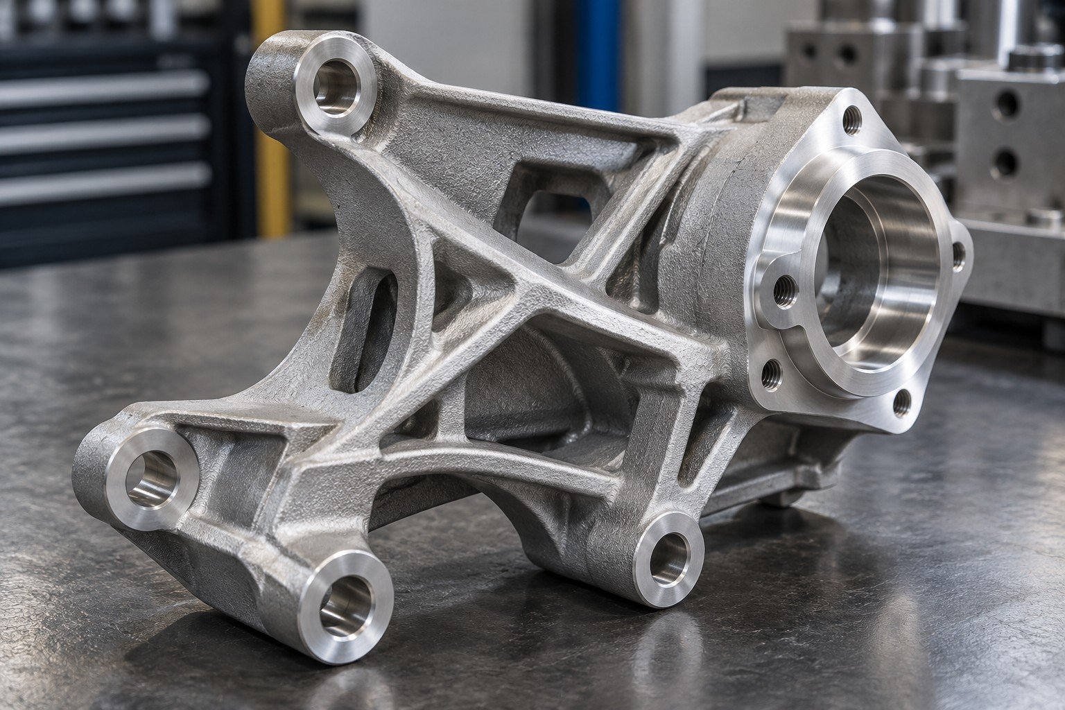 Cast components value-review concept — illustrative value-engineering concept