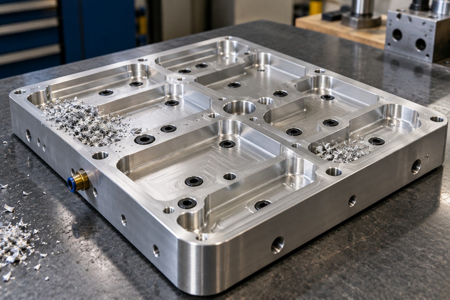 CNC machining cost-driver concept — illustrative value-engineering concept