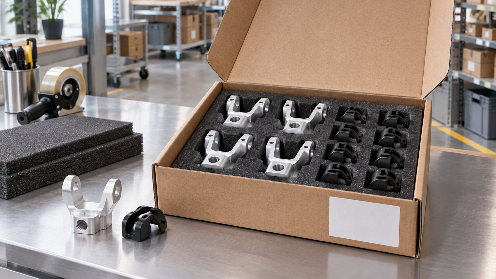 Illustrative delivery review for distinct manufactured components