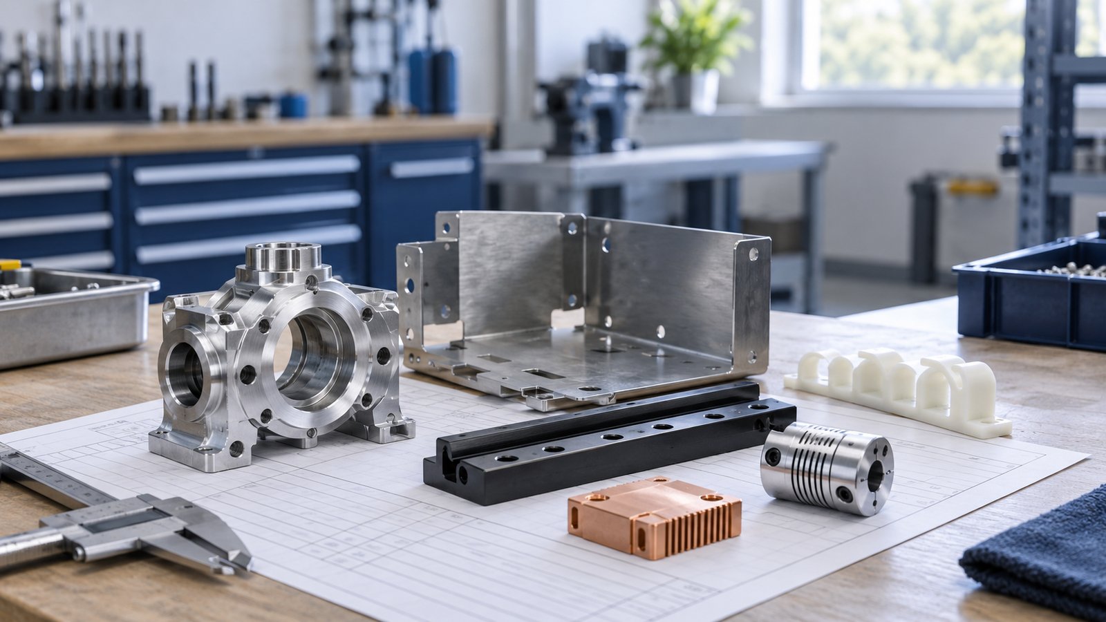 Illustrative different manufacturing processes represented by a coordinated component set