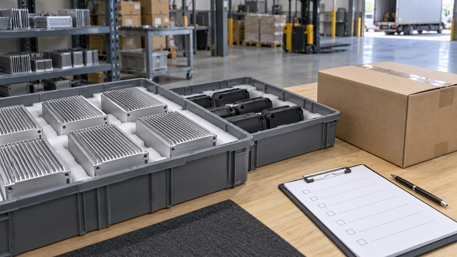 Illustrative repeat orders planning for custom manufactured parts