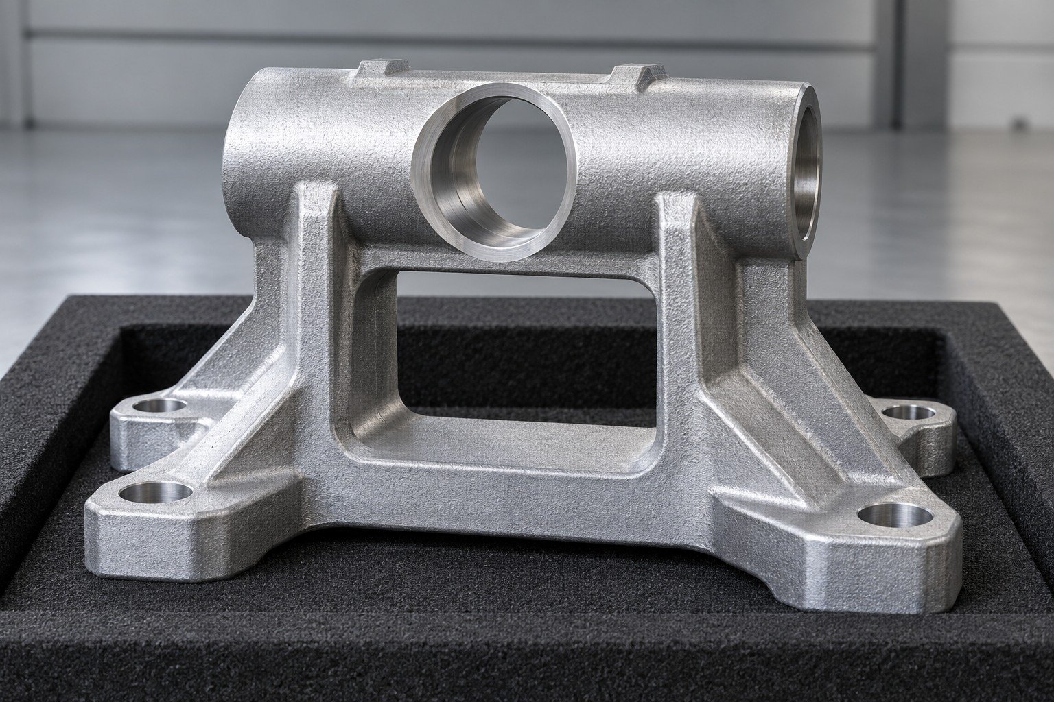 ZA-12 bridge bearing frame foam protection concept — illustrative generated component concept