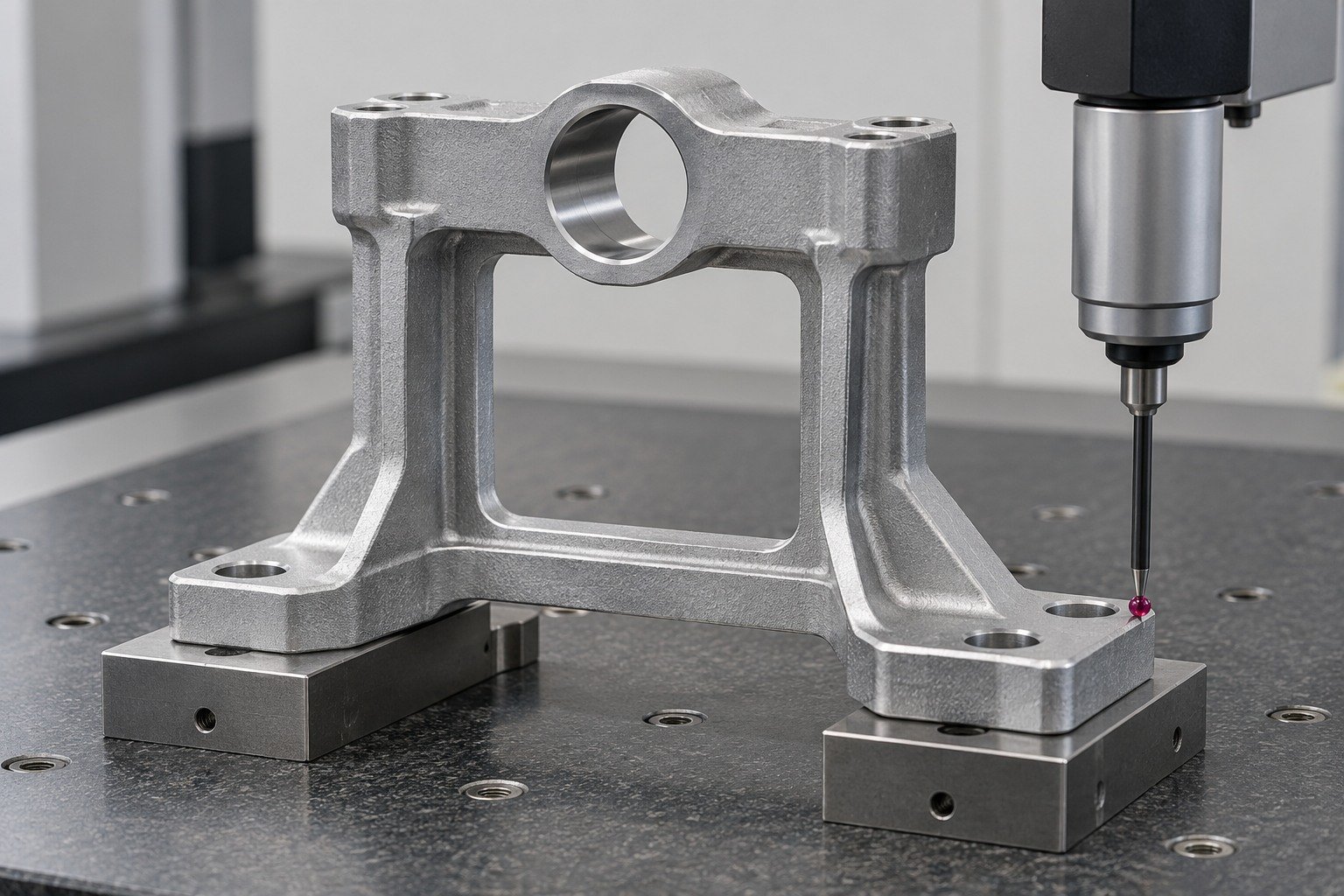 ZA-12 bridge frame final foot datum concept — illustrative generated component concept