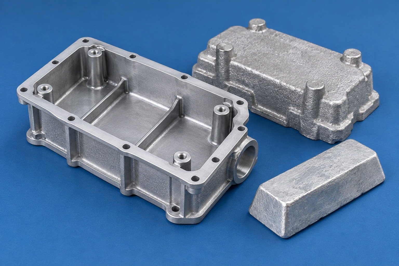 ZA-12 deep rectangular gearbox shell condition concept — illustrative generated component concept