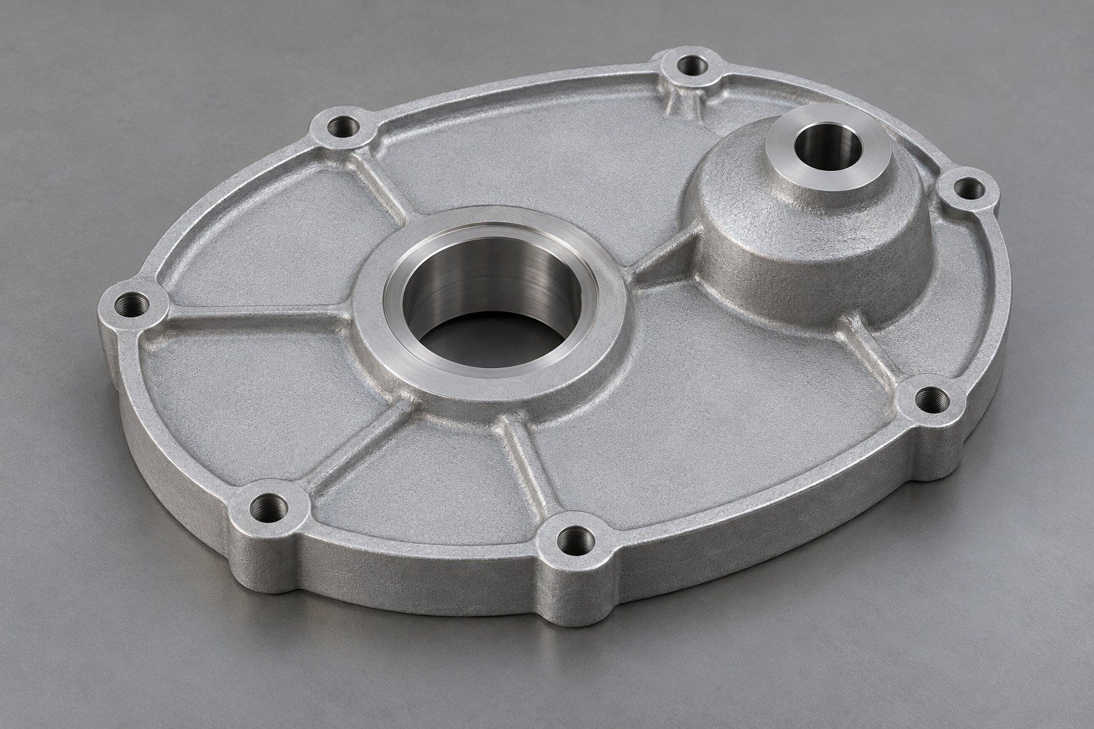 ZA-27 eccentric inspection cover part concept — illustrative generated component concept