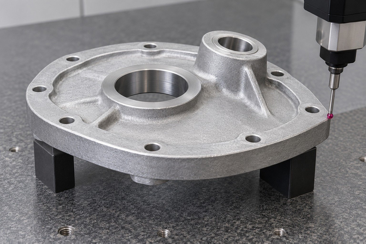 ZA-27 eccentric inspection cover records concept — illustrative generated component concept